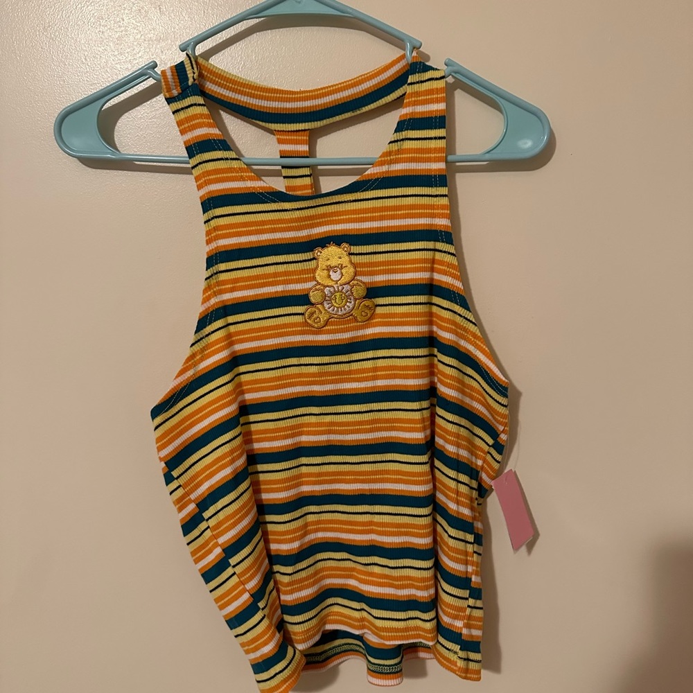 XL Care Bears Striped Tank